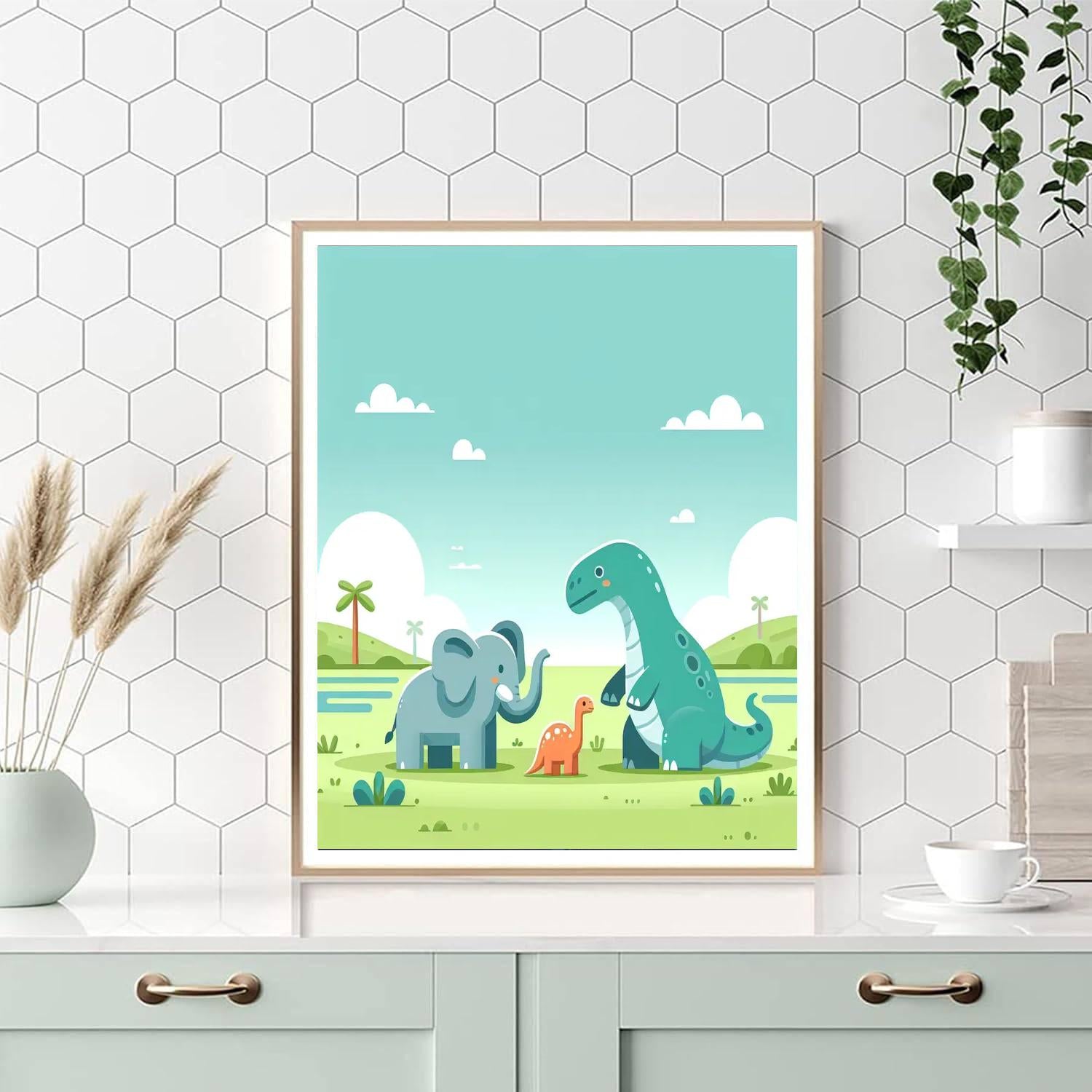 Gentle Giants Meadow Paint By Numbers