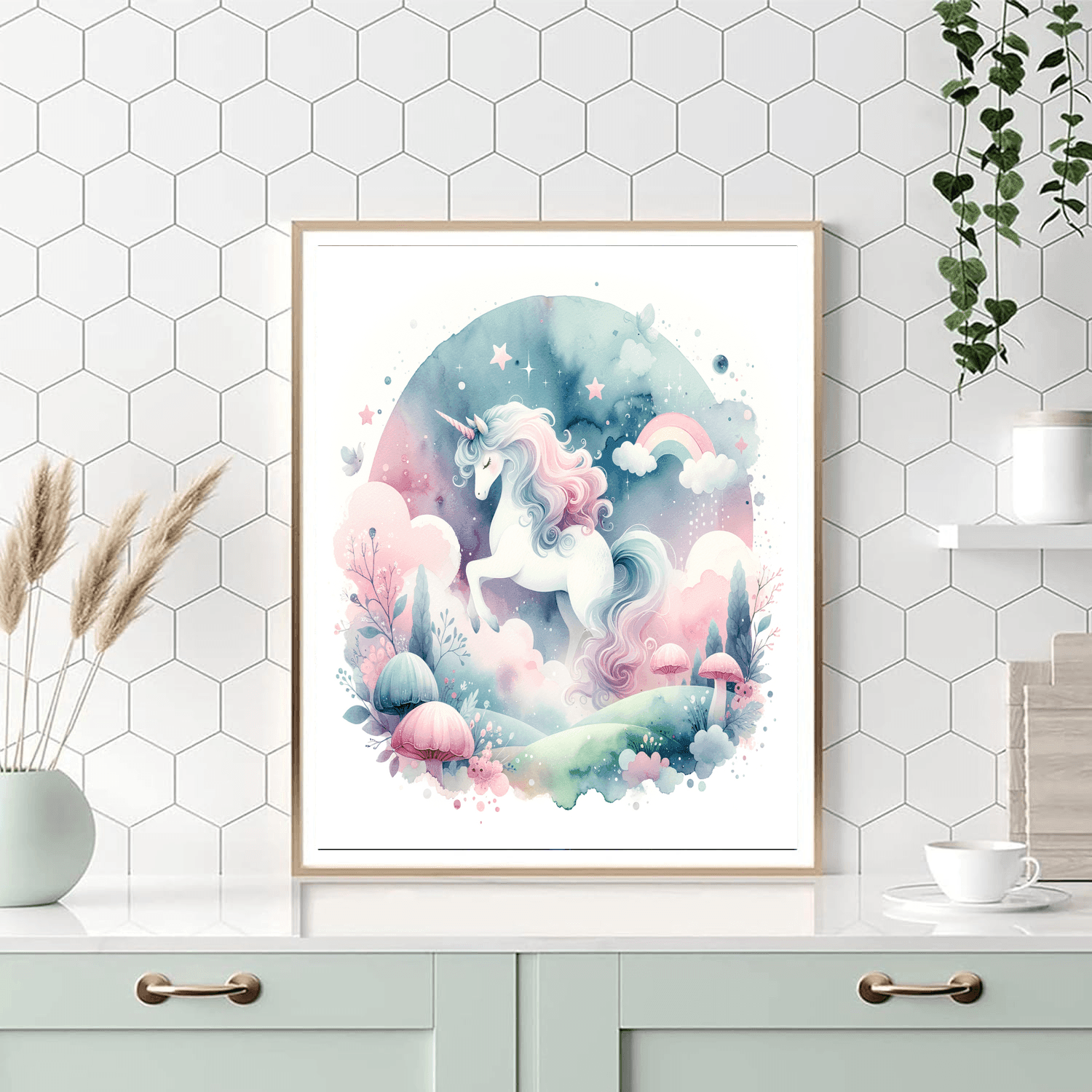 Whimsical Unicorn Painting - DIY Painting By Numbers Kit