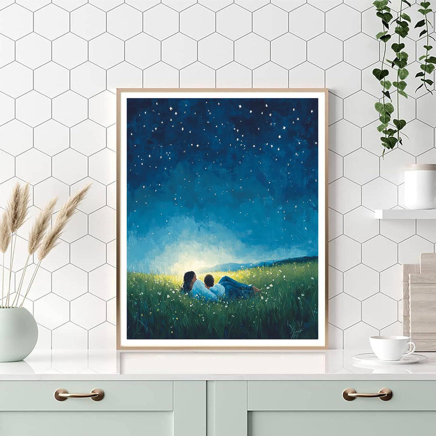Dreams Under Stars DIY Paint By Numbers