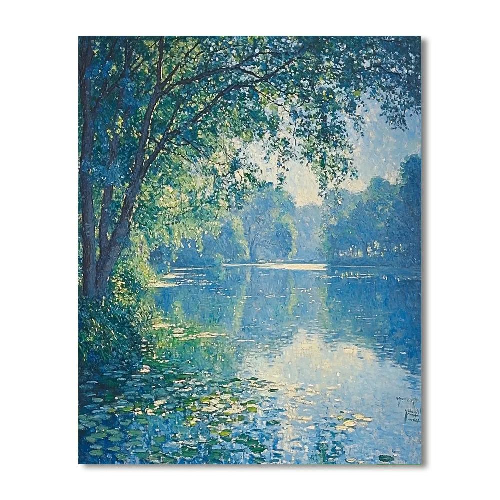 Edgar Degas Inspired Embrace Of Serenity  Paint By Numbers