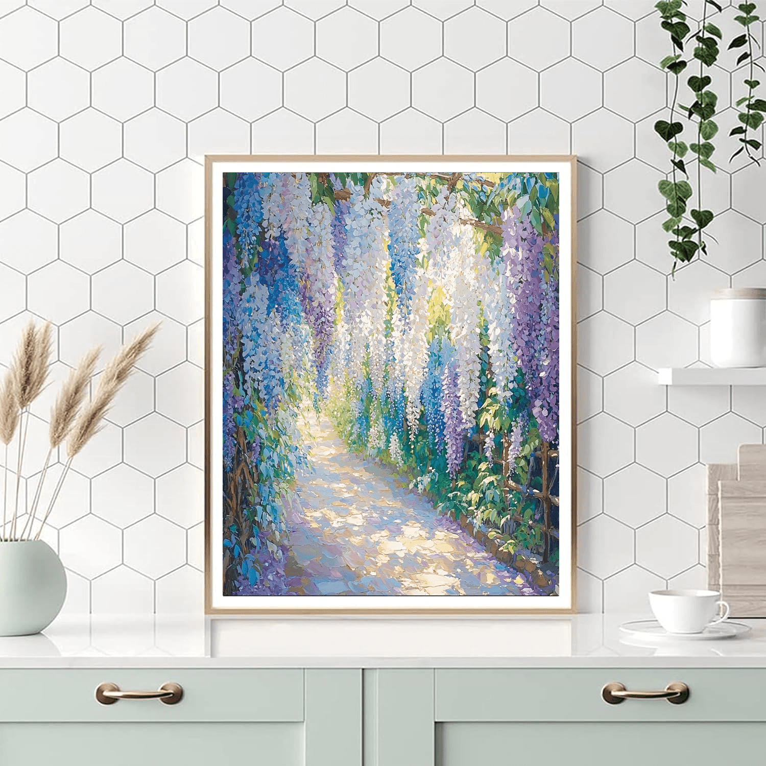 Kawachi Fujien Wisteria Garden - Kitakyushu Numbered Painting Kits