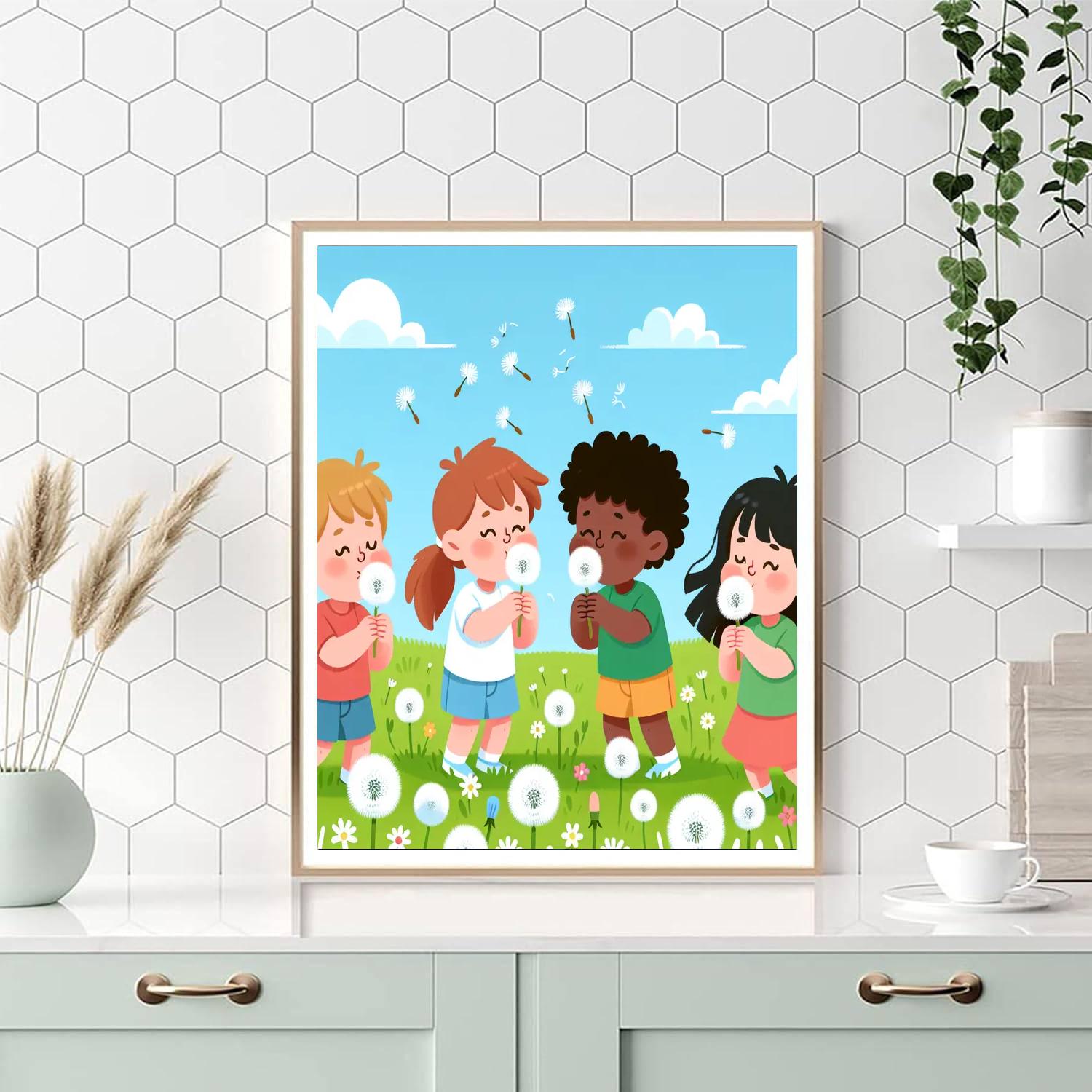 Dandy Dandelion Daydream Paint By Color