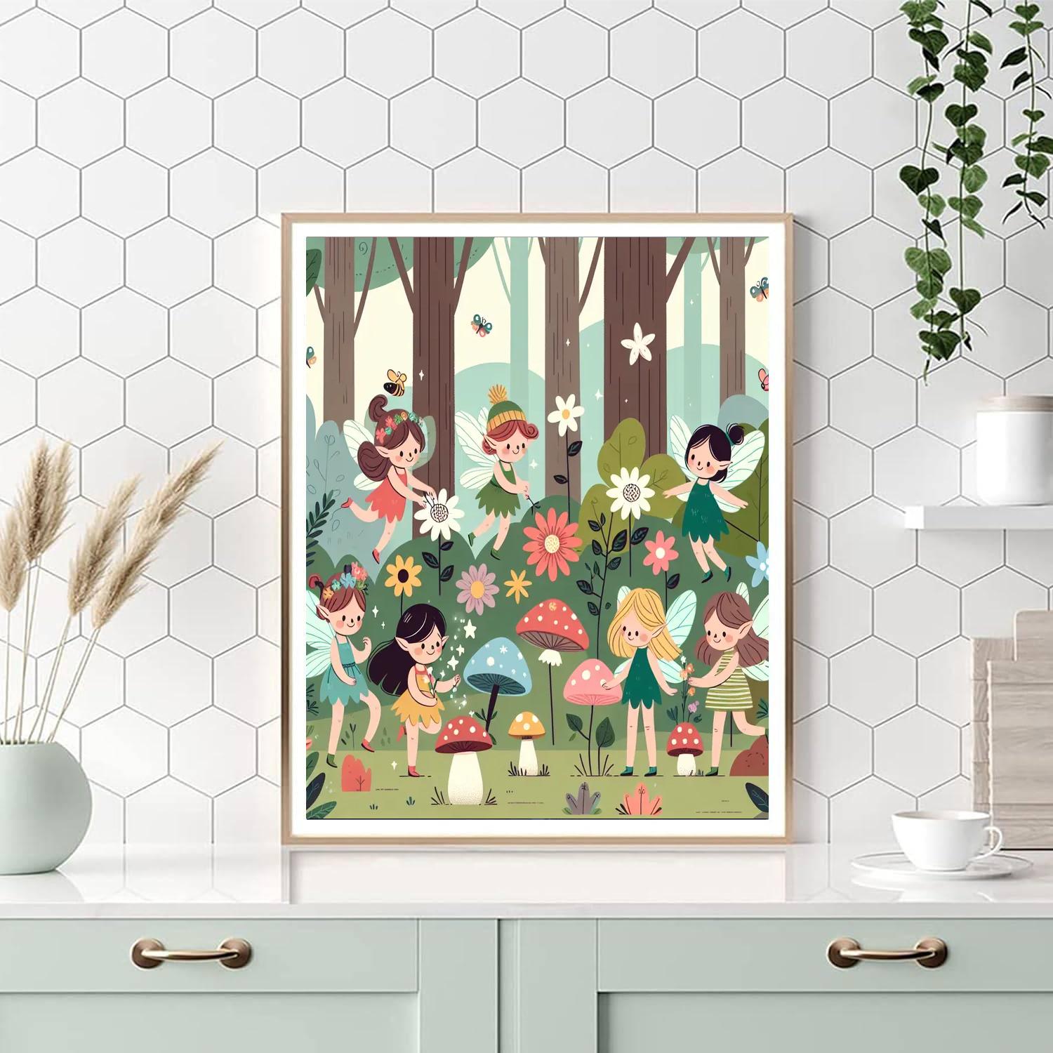 Fairy Woodland Wonder Numbered Painting Kits