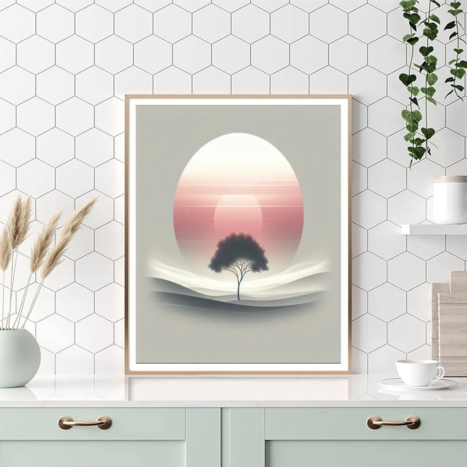 Elegant Solitude Number Painting