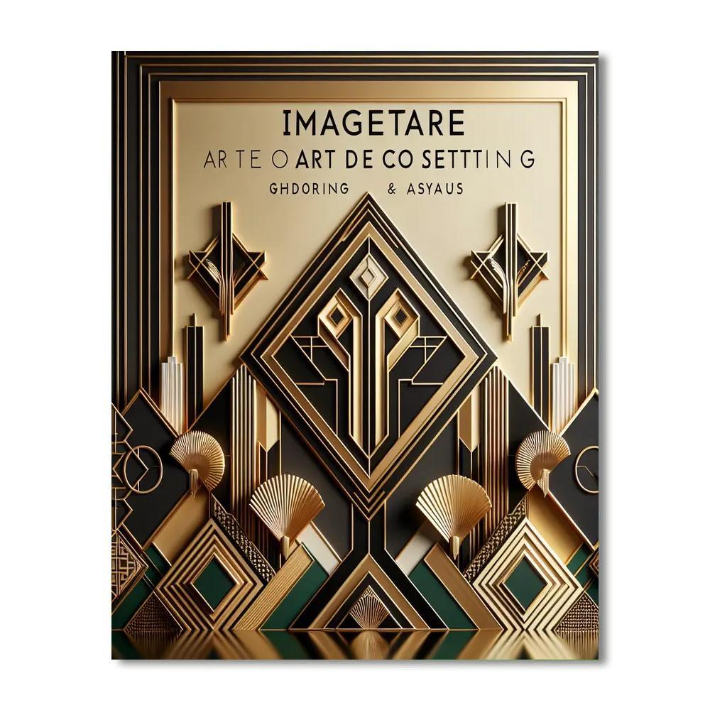 Art Deco Fantasy Paint By Numbers Kits
