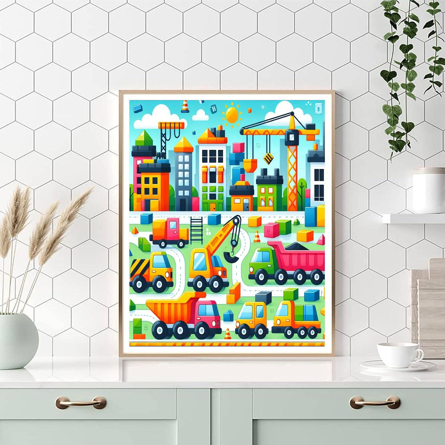 Creative Construction Numbered Painting Kits