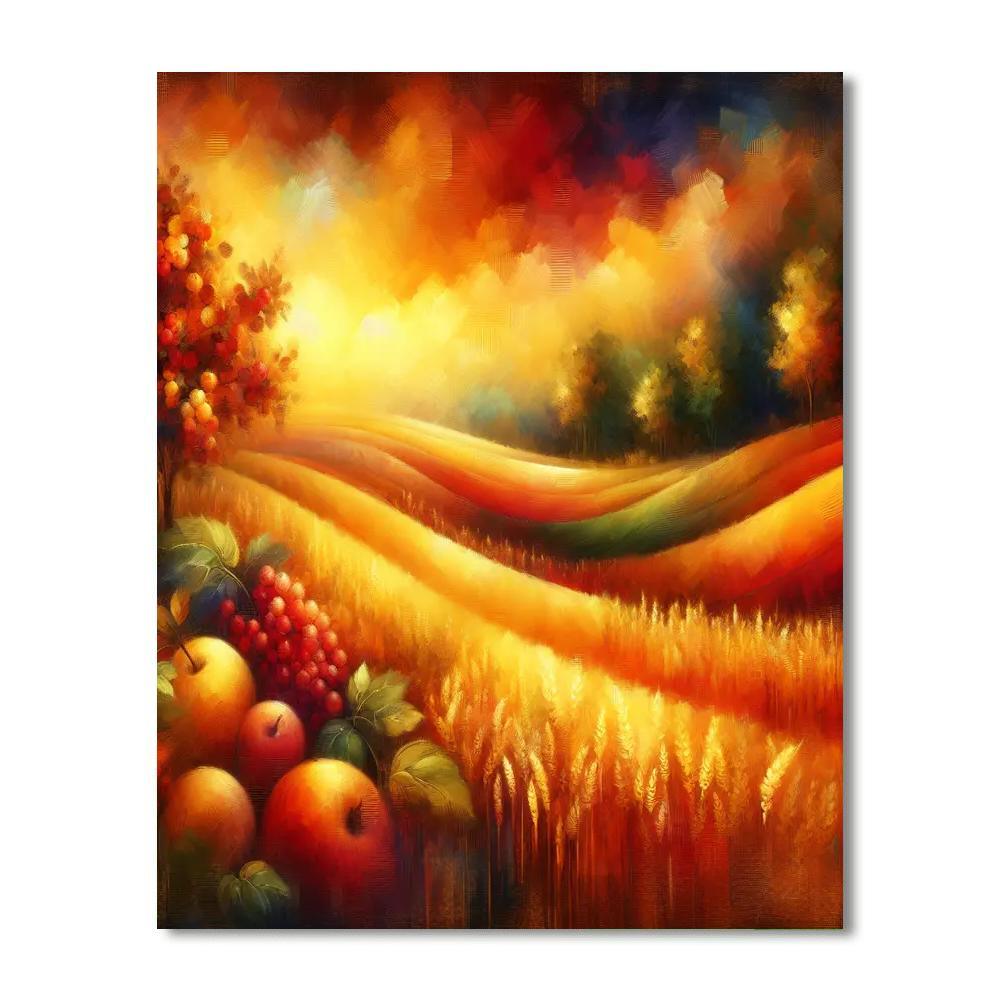 Radiant Harvest Celebration Paint By Number