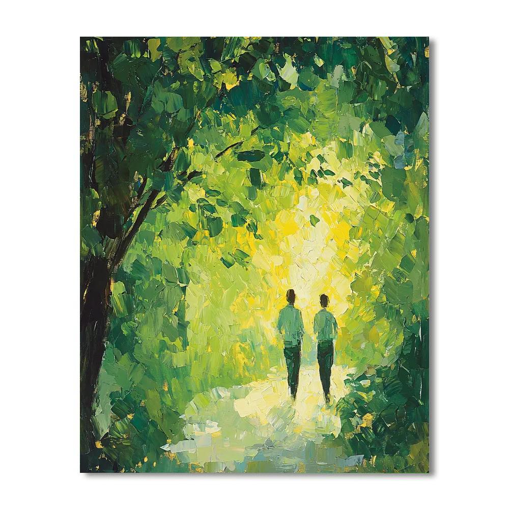 Pathway To Mother's Heart Paint By Numbers