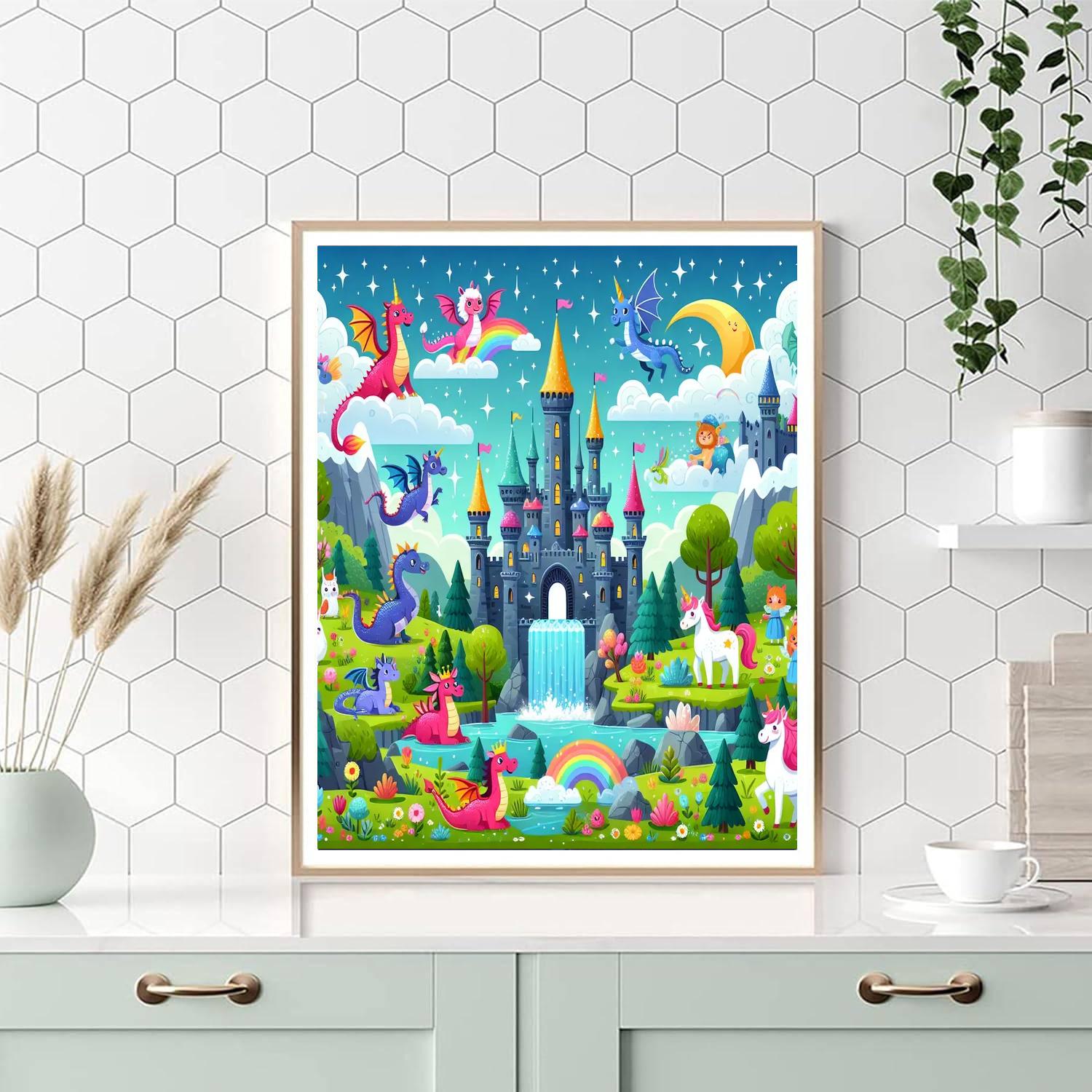 The Fairy Tale Adventure Painting Number Kit