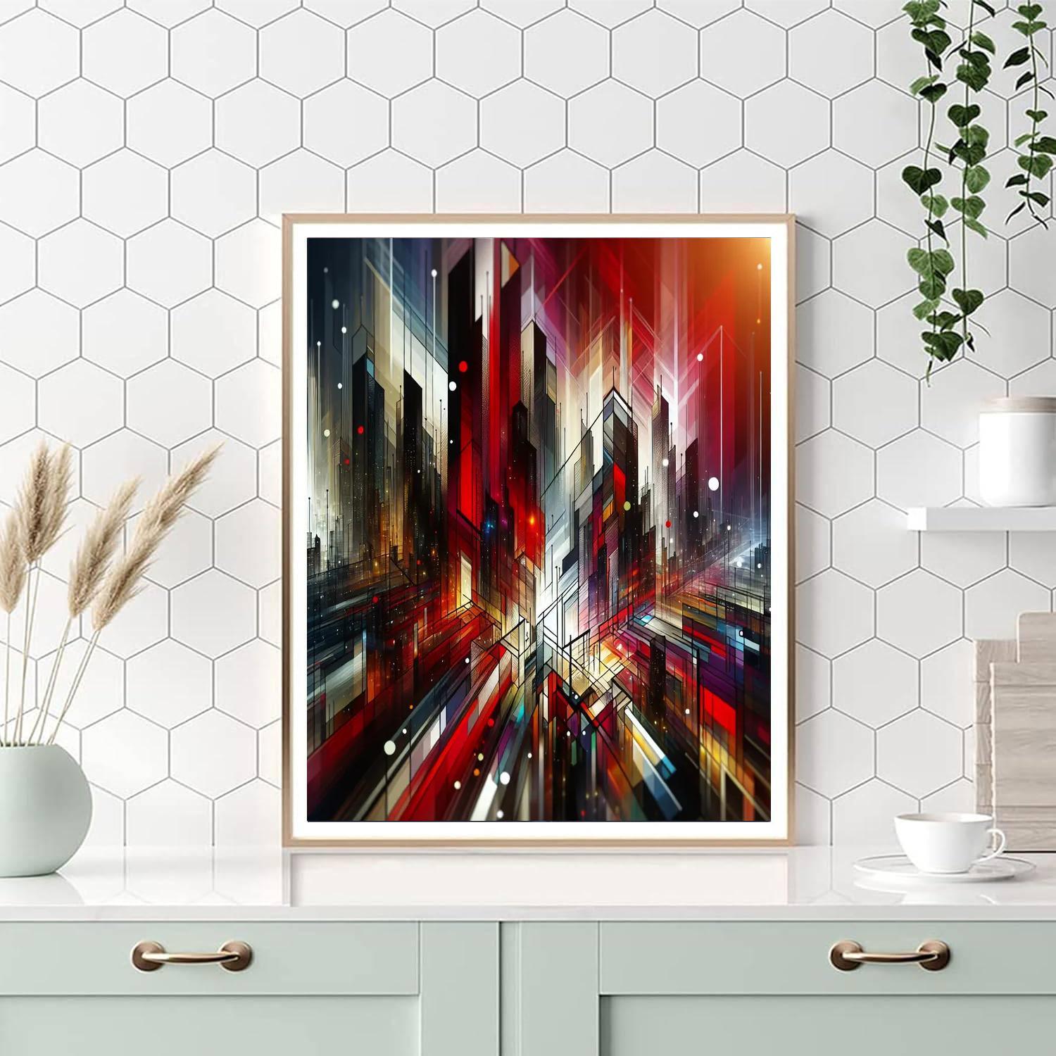 Modern Urban Expressions Numbered Painting Kits