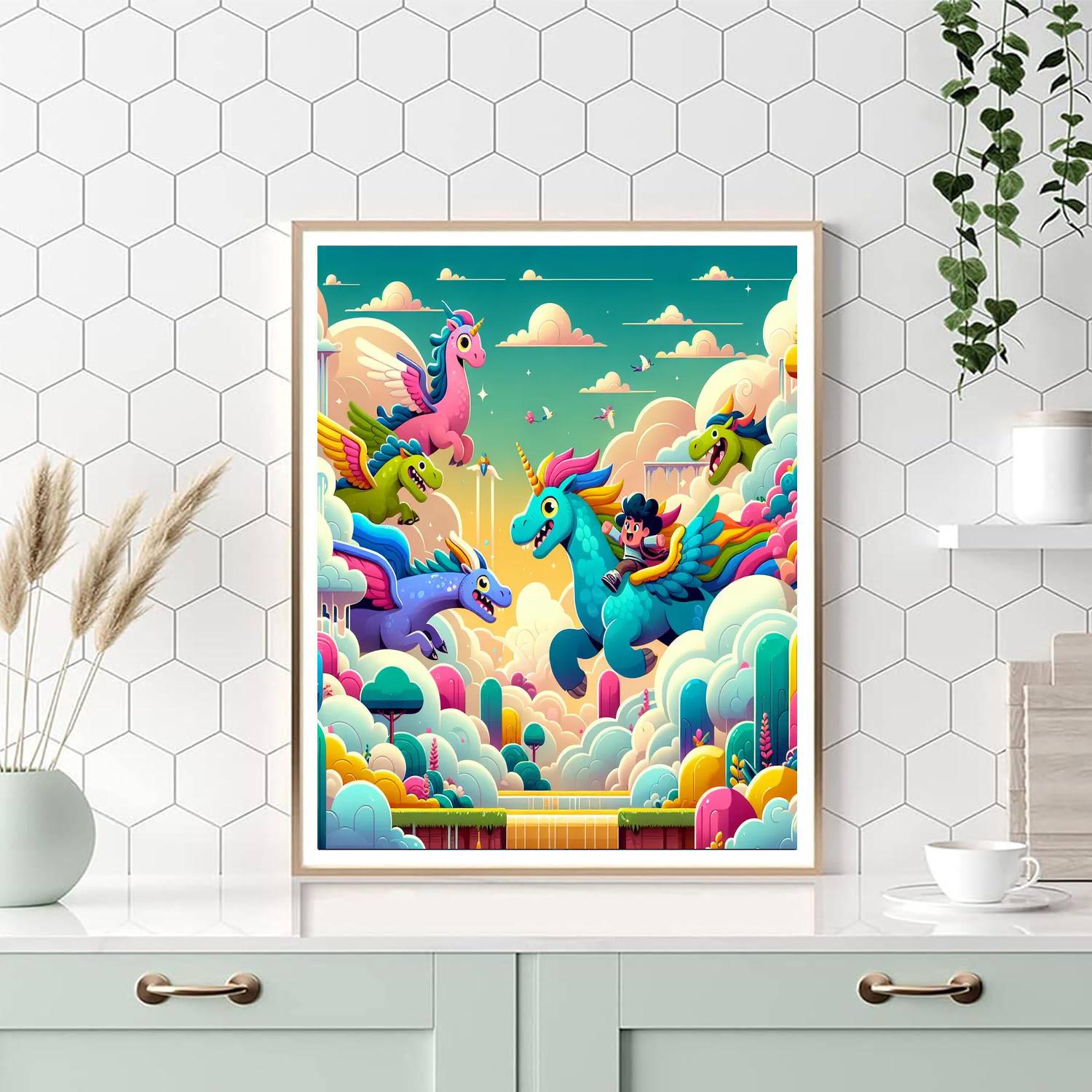 Cloud Kingdom Adventure DIY Paint By Numbers