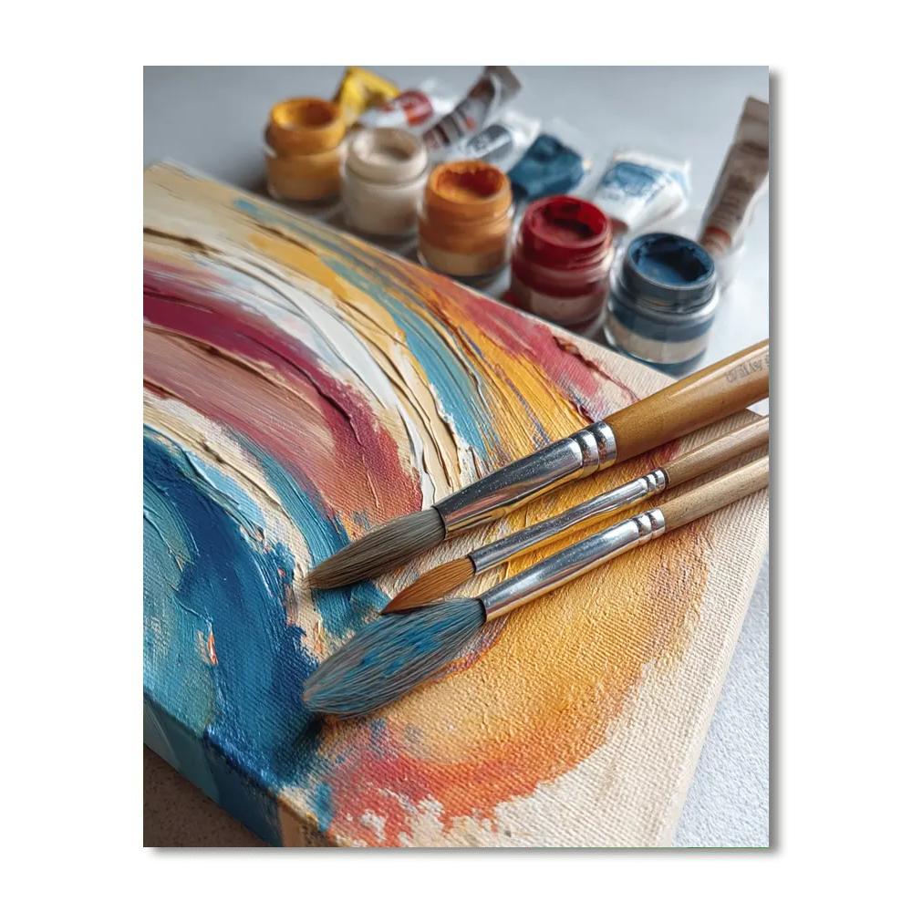 Mom's Love On The Canvas Number Painting