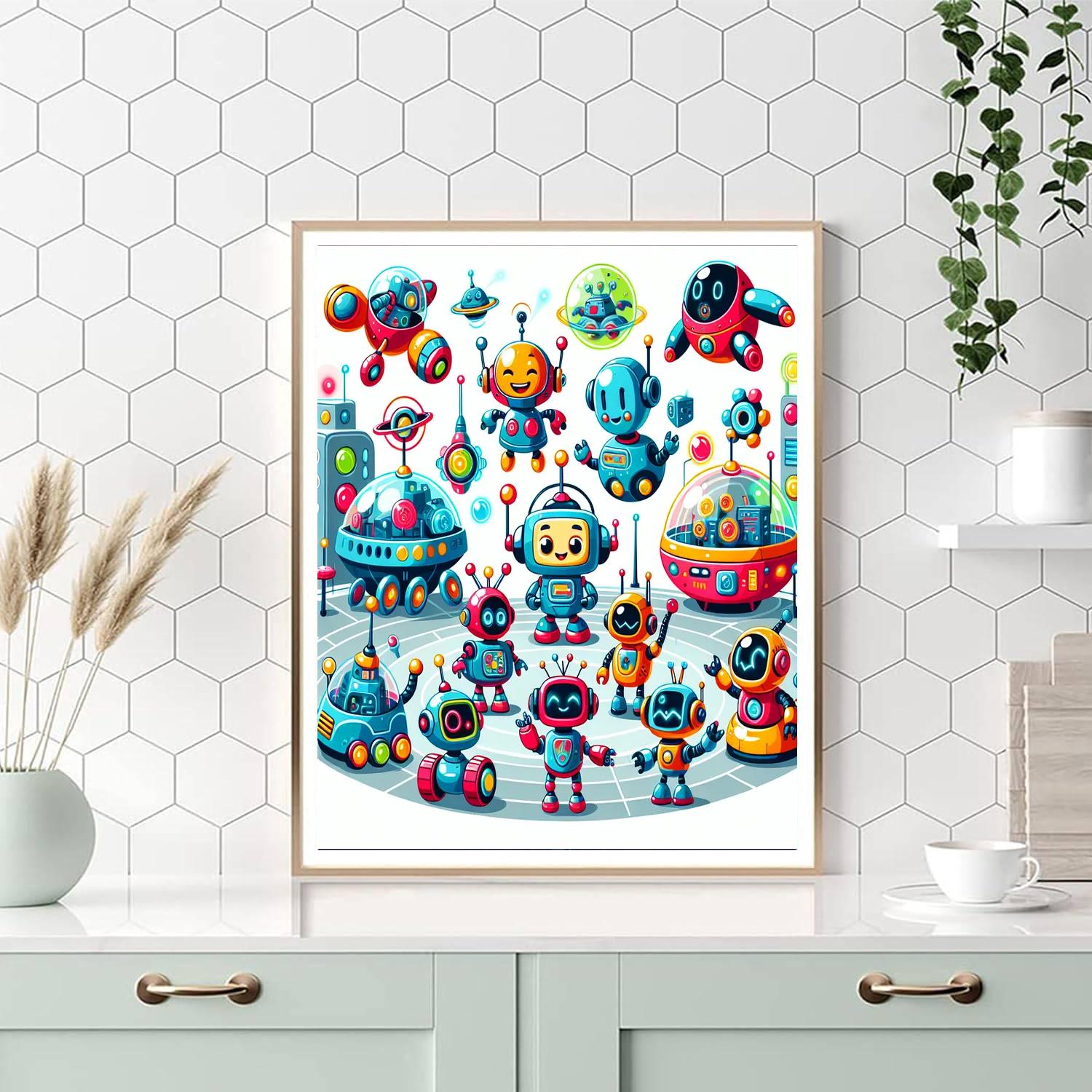 Robotic Innovation DIY Paint By Numbers