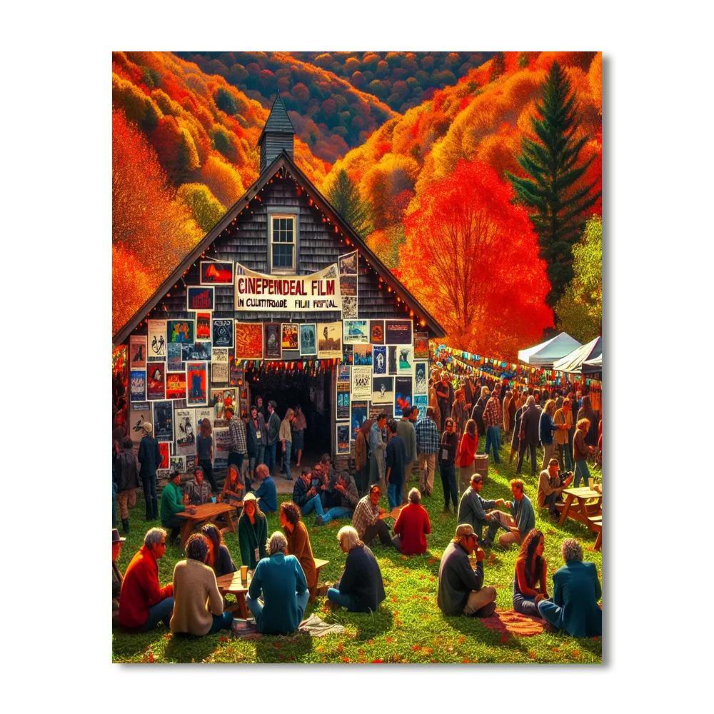 Woodstock Film Festival DIY Paint By Numbers