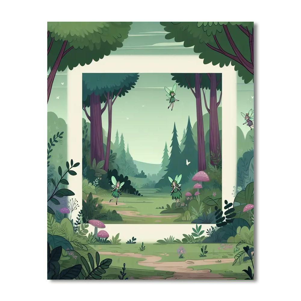 Enchanted Woodland Whispers Paint By Numbers Art