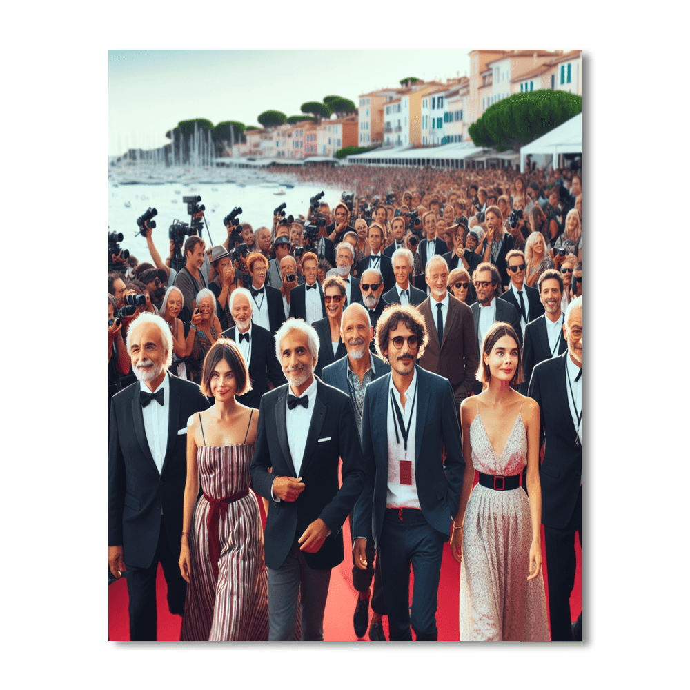 Cannes Film Festival - Cannes Paint By Numbers Art