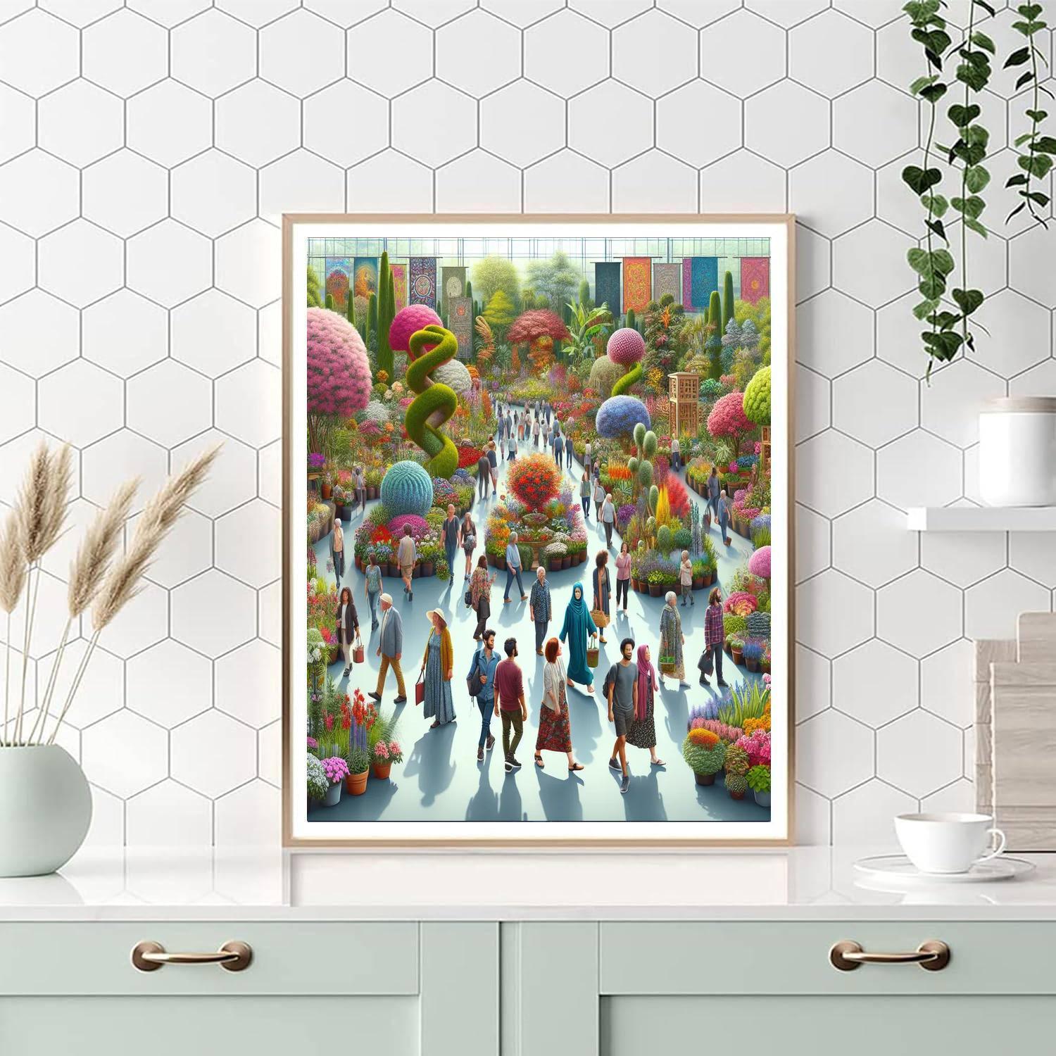 The Chelsea Flower Show - United Kingdom DIY Paint By Numbers