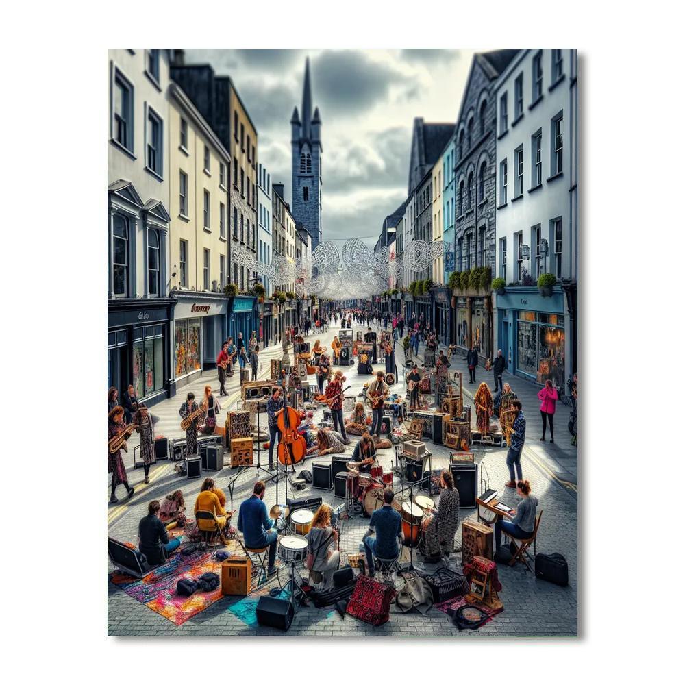 Galway Arts Festival - Ireland Painting By Numbers Kit