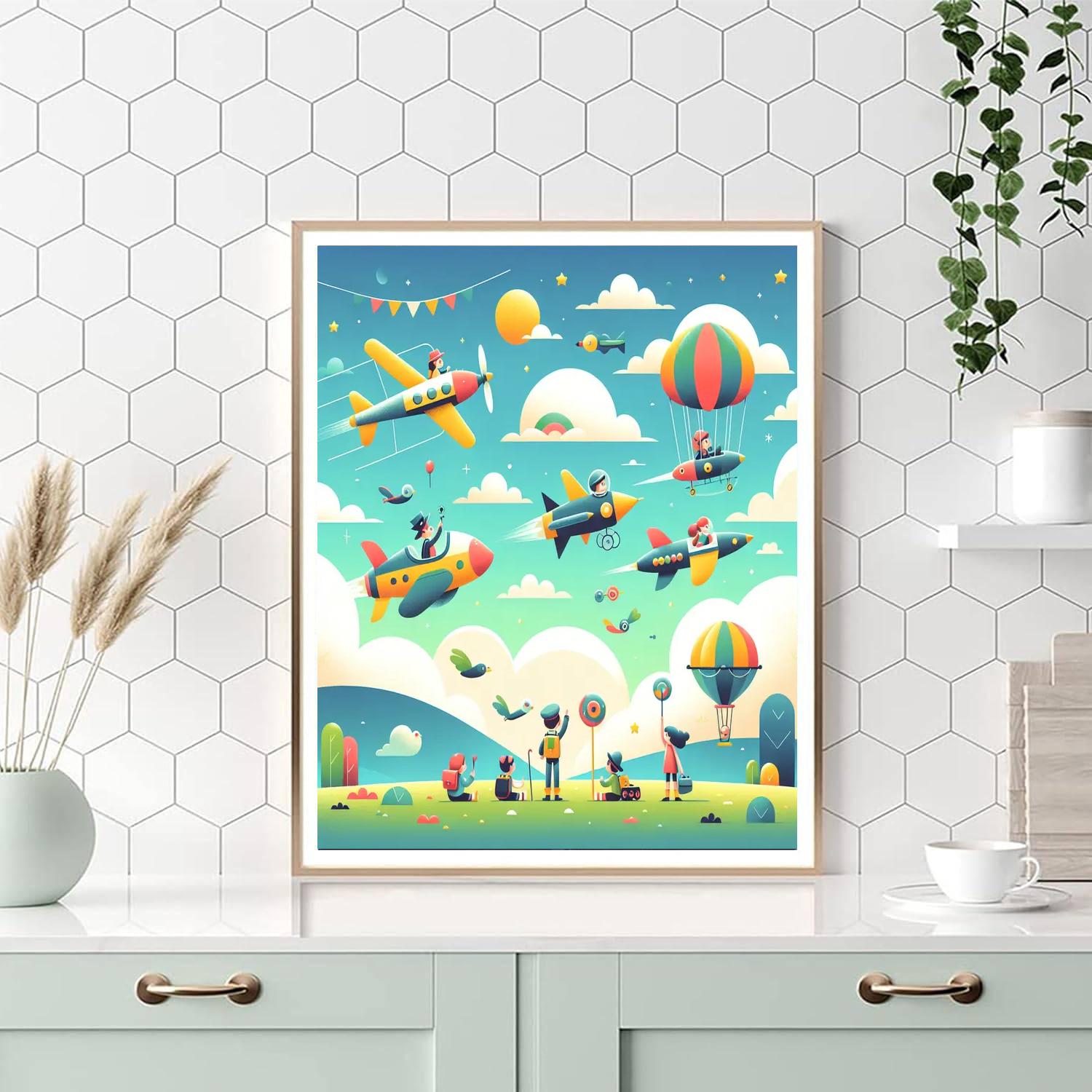 Imaginative Sky Explorers Paint By Numbers Kits