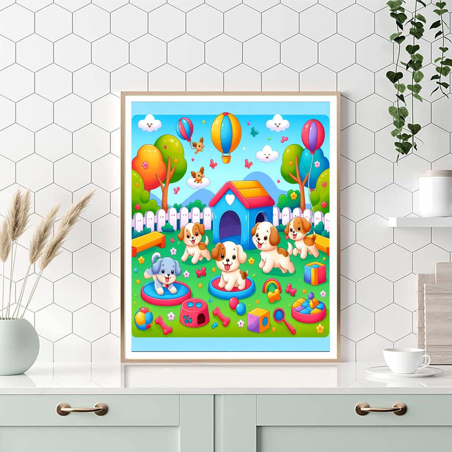 Puppy Palooza Numbered Painting Kits