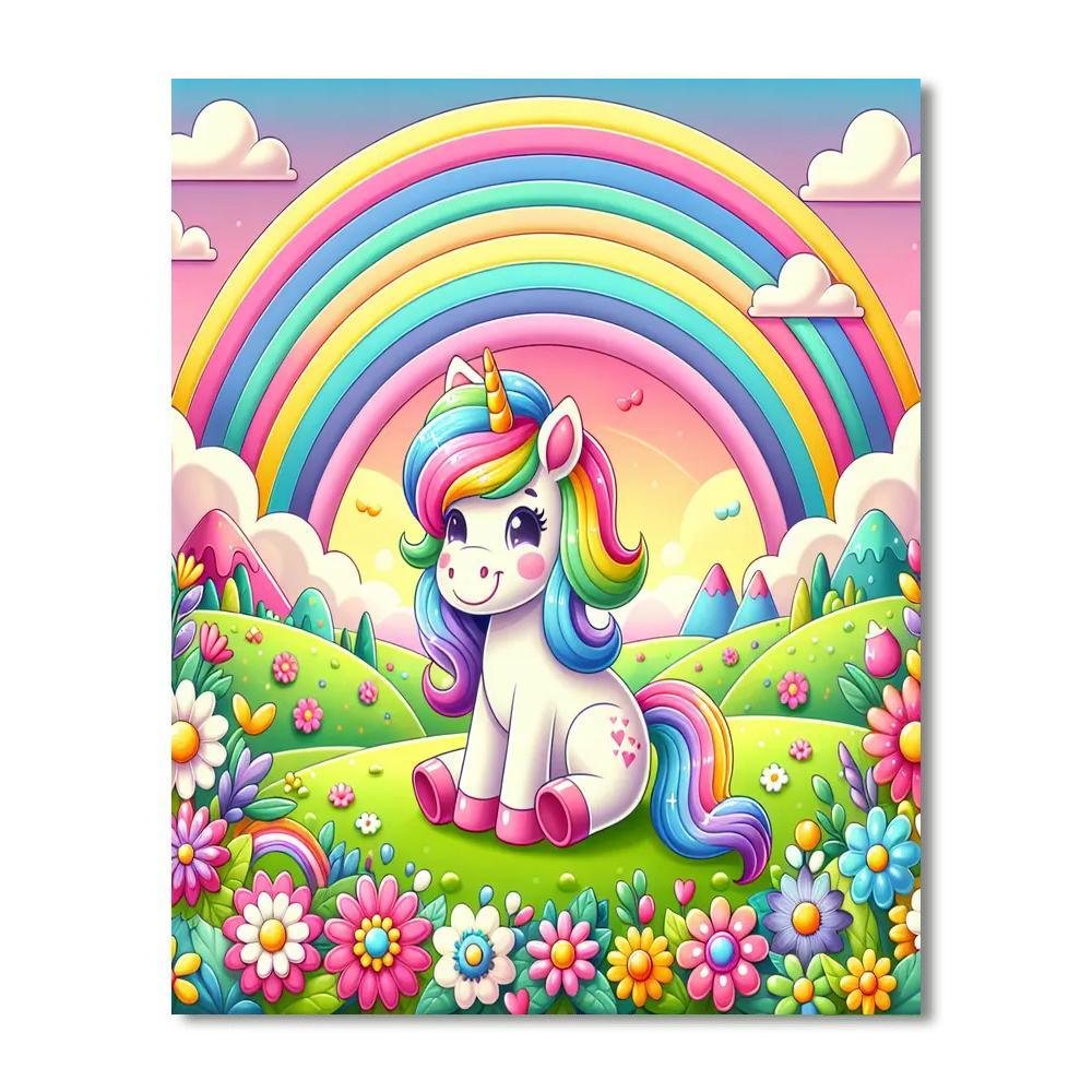 Unicorn Fantasy Land Paint By Numbers Kits