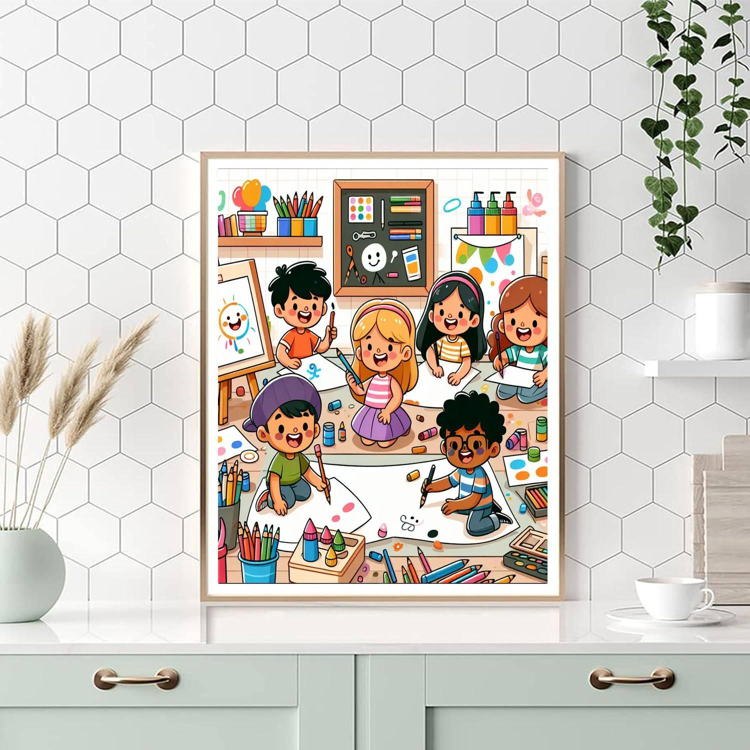 Doodle Workshop Fun Numbered Painting Kits