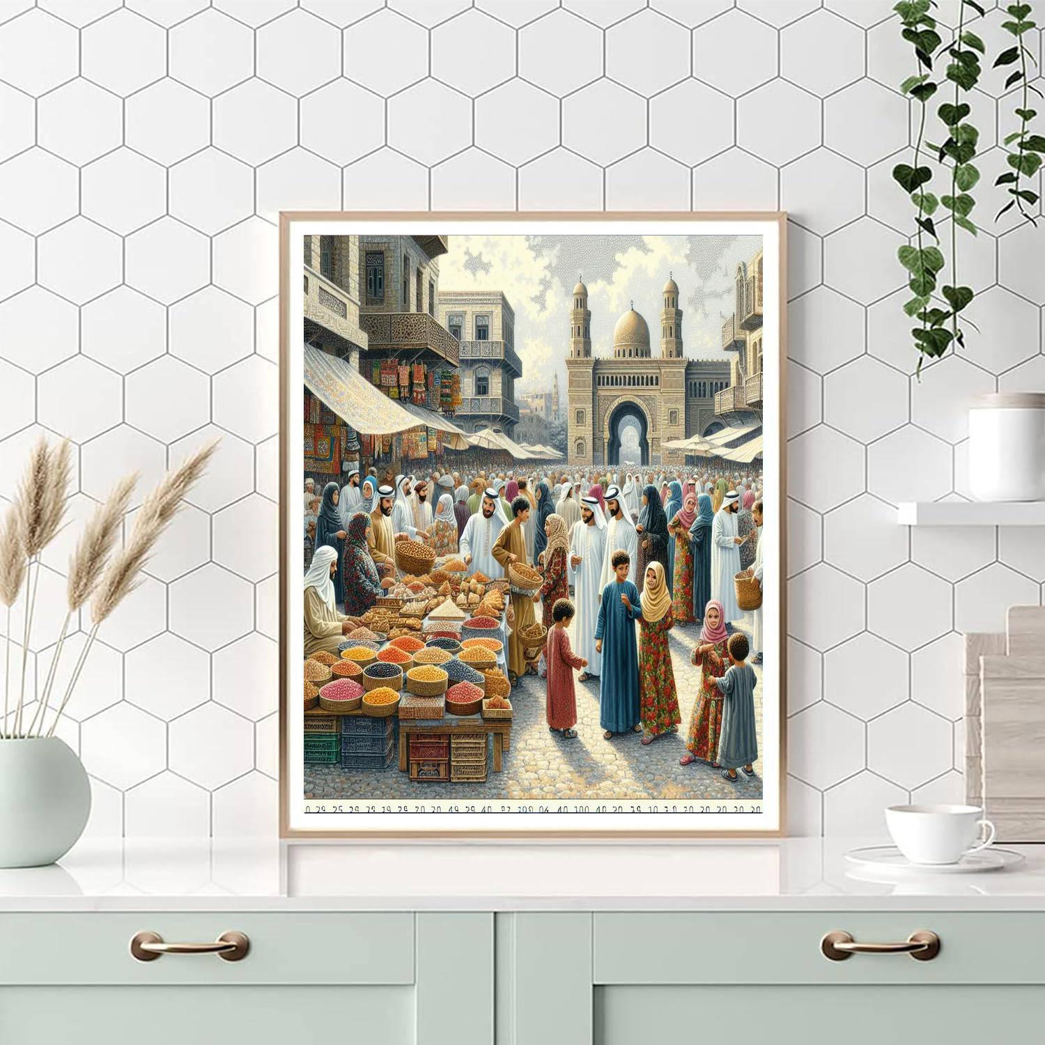 Eid Al-adha - Cairo Paint By Numbers Art