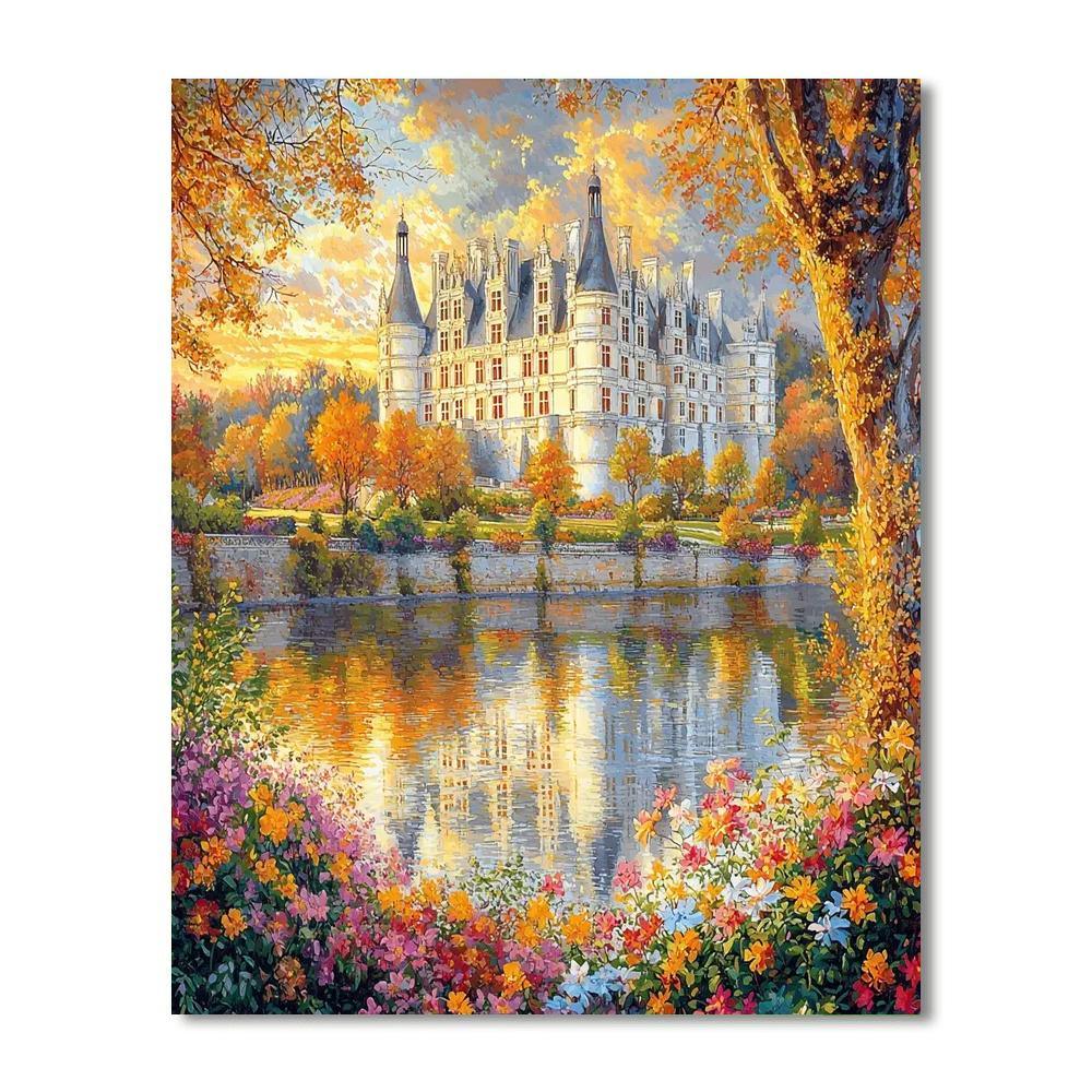 Castle Of Chenonceau - France Numbered Painting Kits