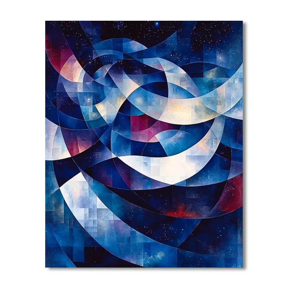 Kazimir Malevich Inspired Celestial Mechanics  Paint By Numbers