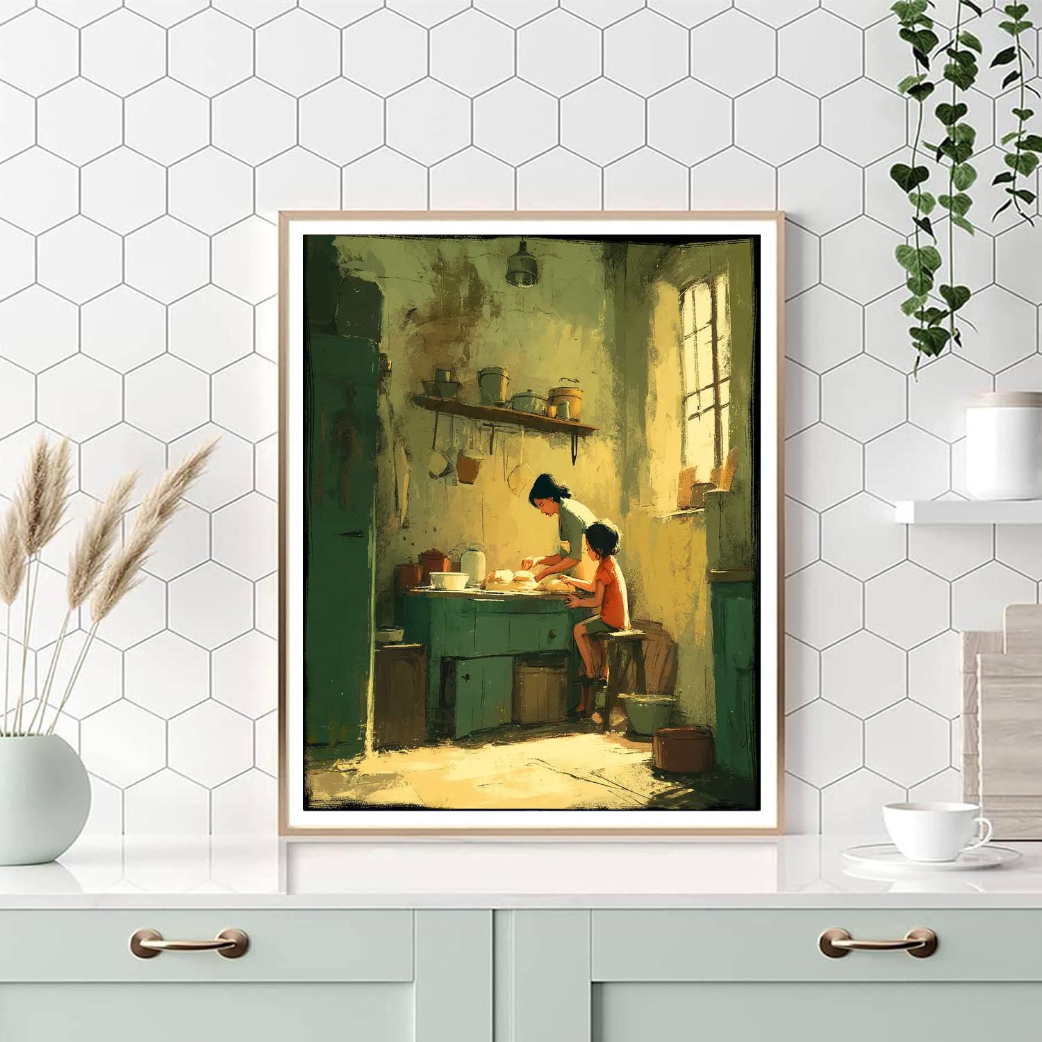The Comforting Kitchen Paint By Numbers Art