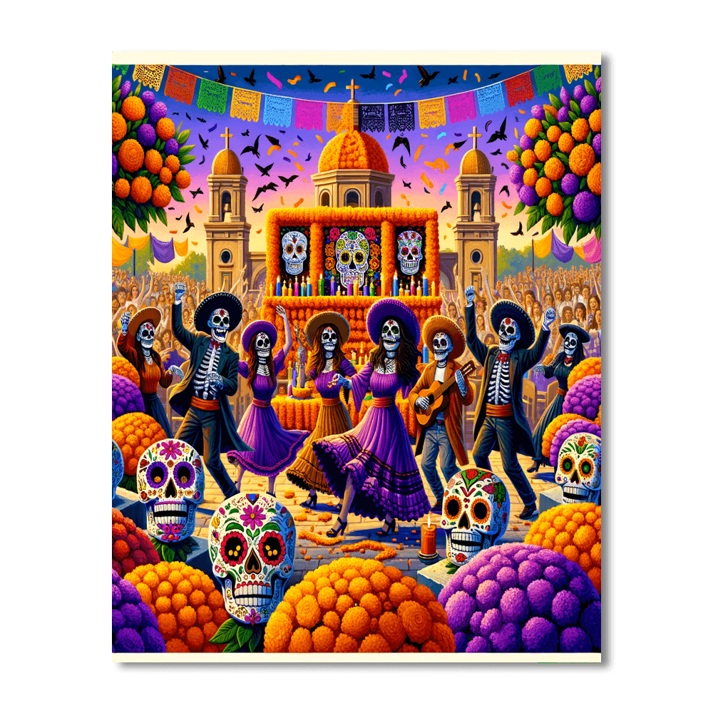 Day Of The Dead - Mexico City, Mexico Paint By Number