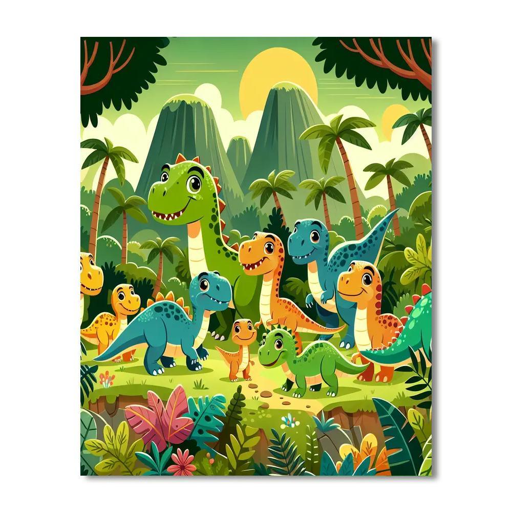 Prehistoric Dino Discovery Paint By Number