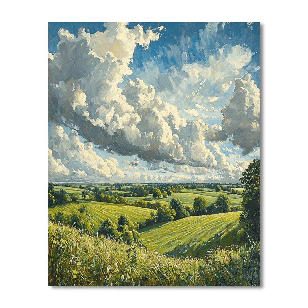 John Constable Inspired Constable's Countryside Tranquility  Painting By Numbers Kit
