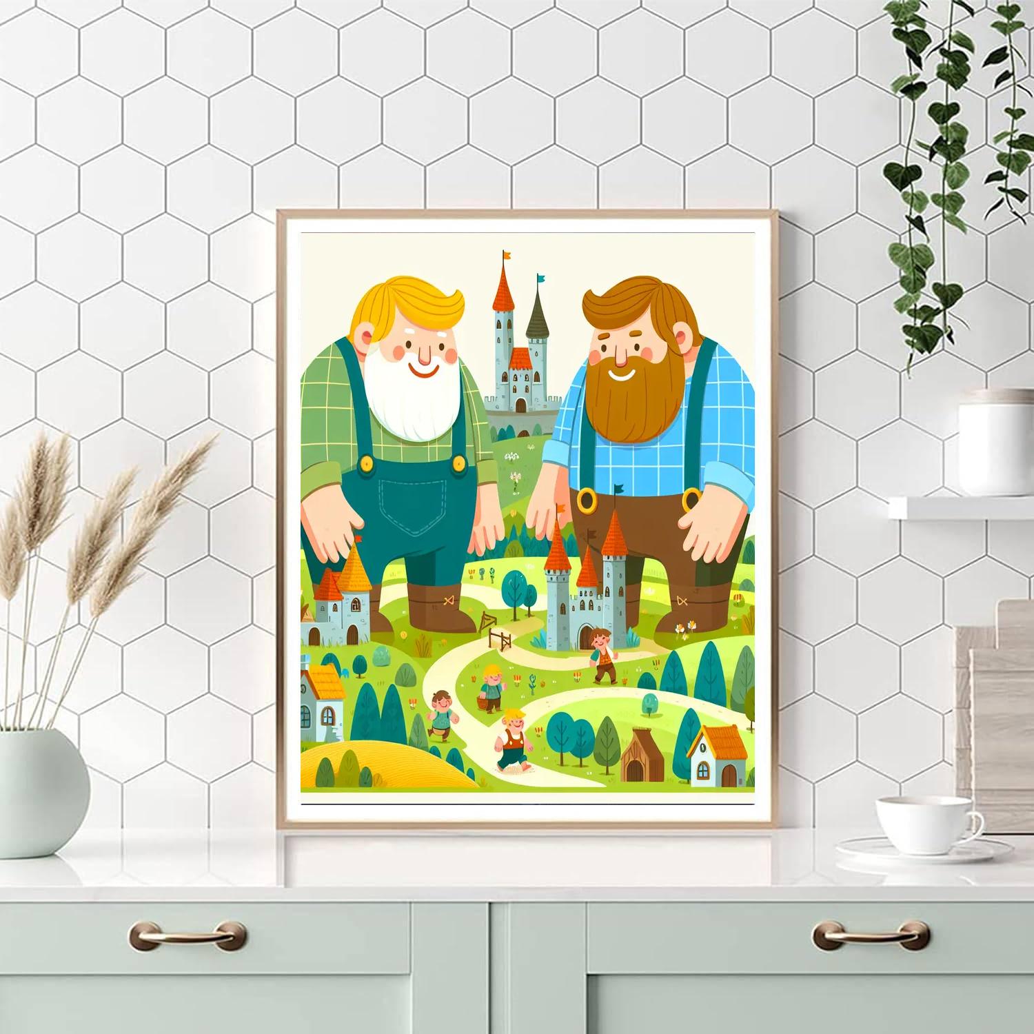 Kingdom Of The Kind Giants Number Painting