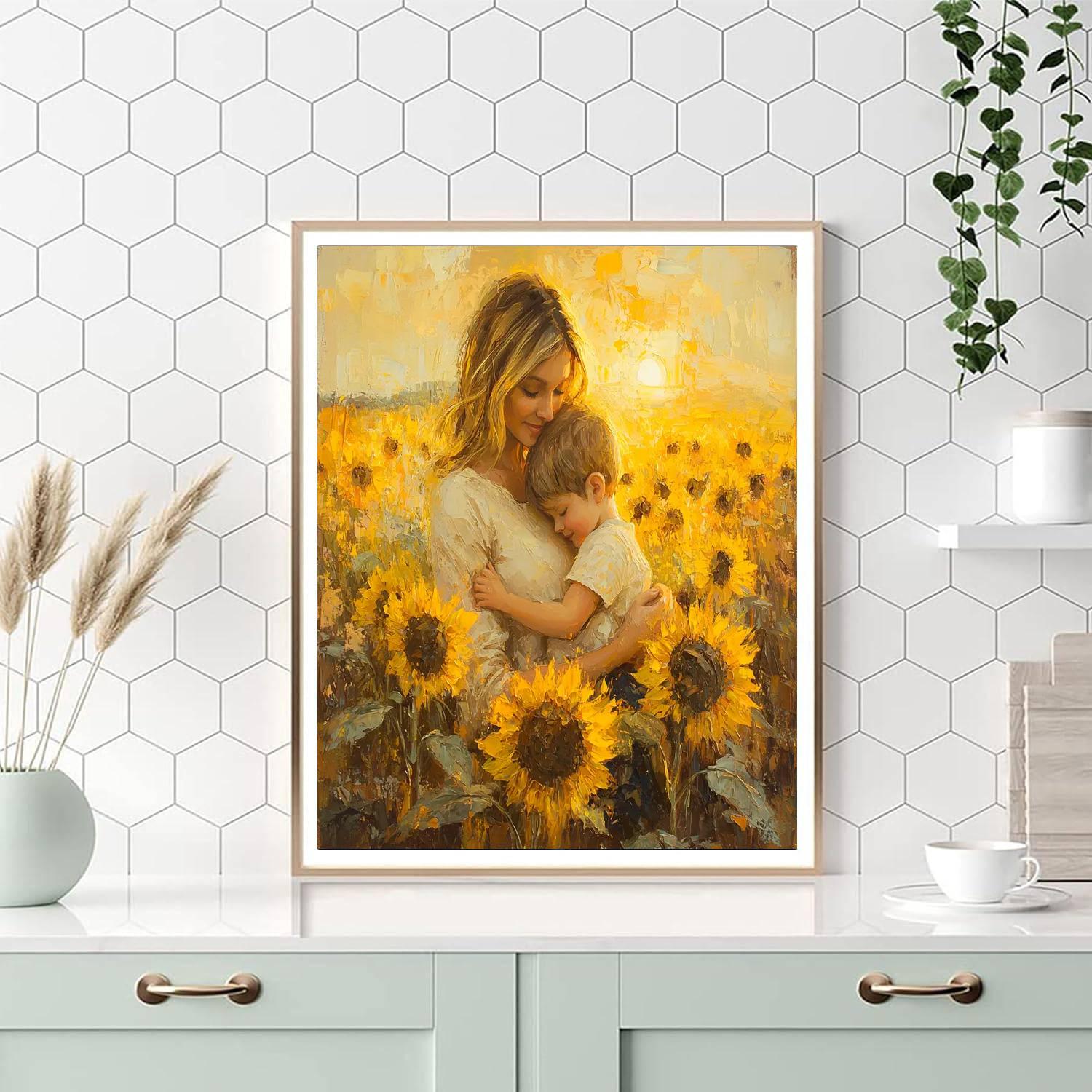 Radiance Of Motherhood Numbered Painting Kits