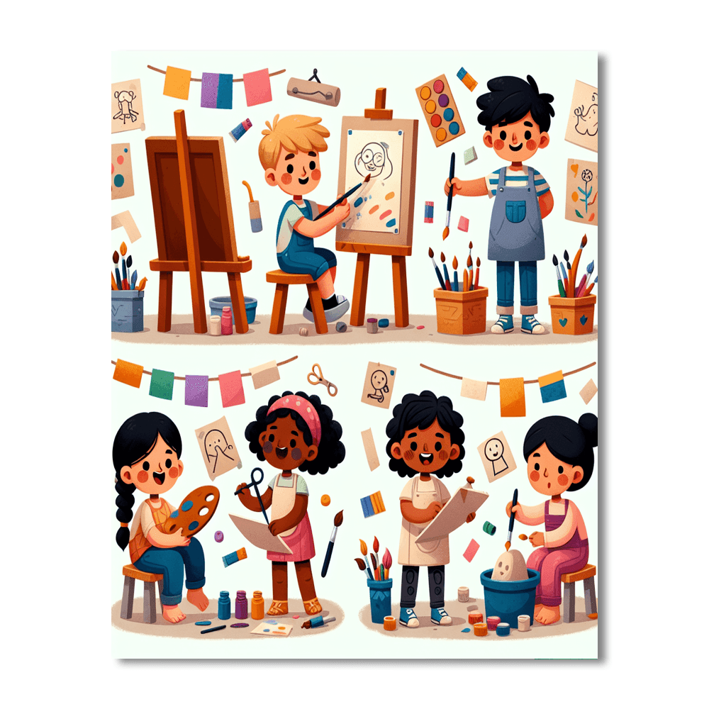 Artful Explorers Paint By Numbers Art