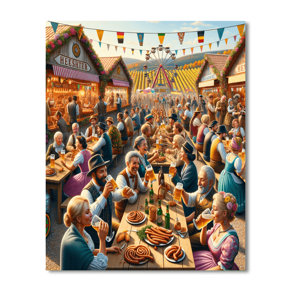 Wurstmarkt - Germany Paint By Numbers Art