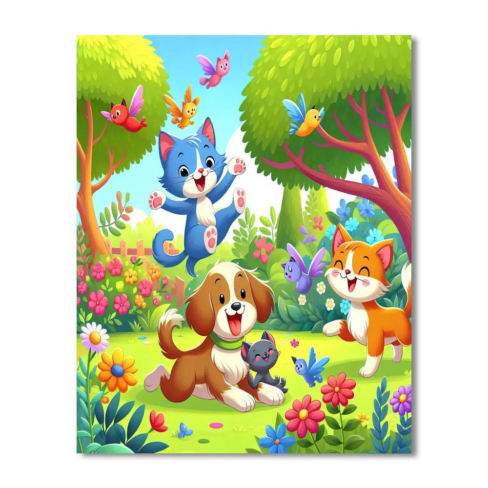Charming Pets Adventure Paint By Numbers Kits
