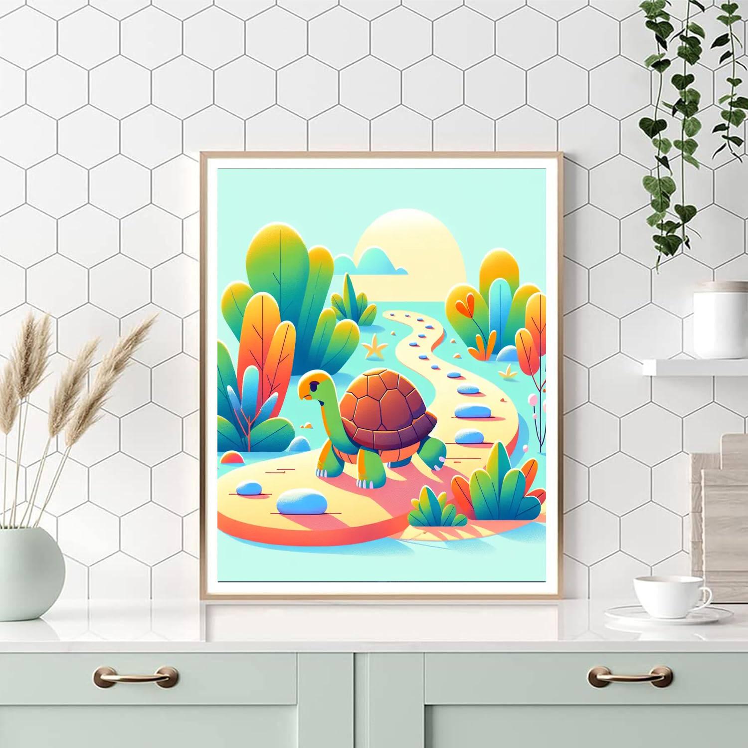Wise Tortoise's Journey Numbered Painting Kits