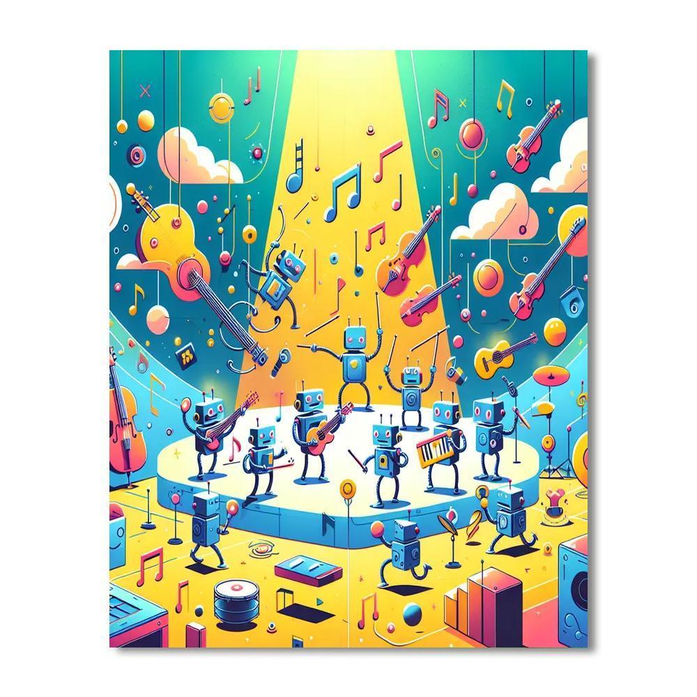 Robot Rhapsody Paint By Color