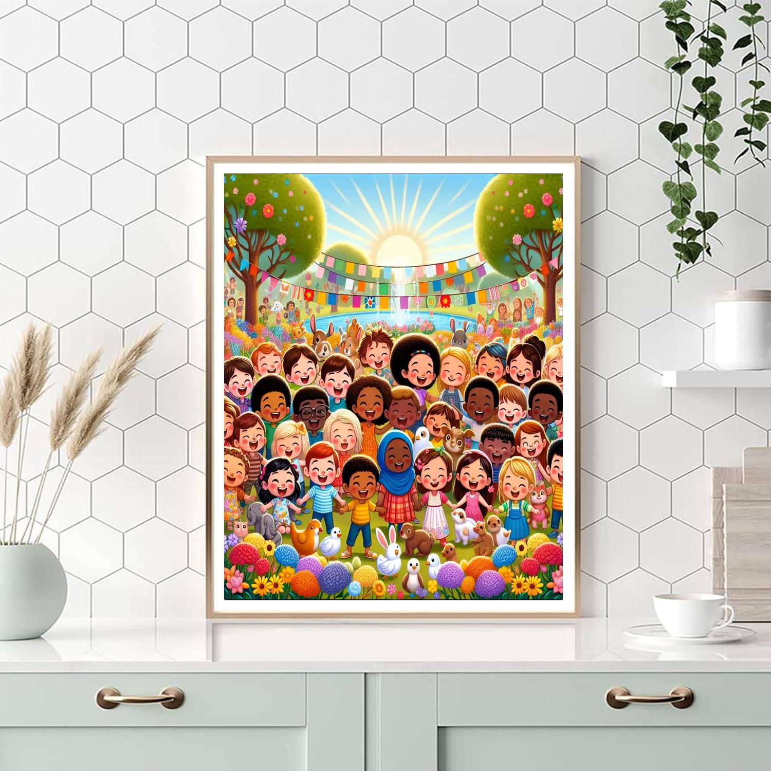 The Joyful Garden Festival DIY Paint By Numbers