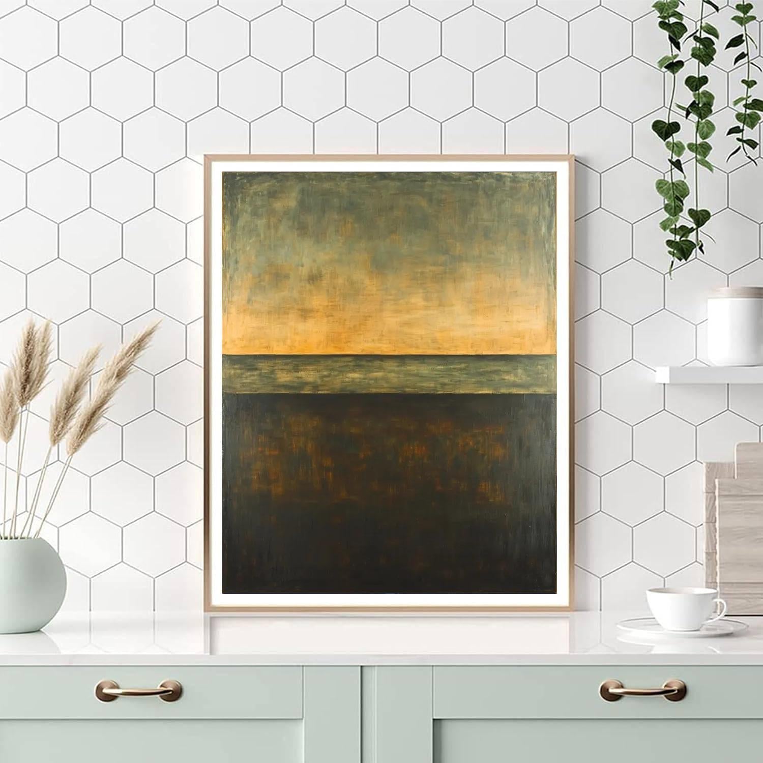 Mark Rothko Inspired Earthbound Reflections  Paint By Numbers