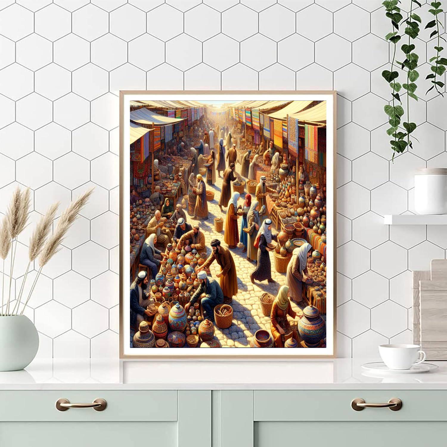 Artisan's Market Day Paint By Number