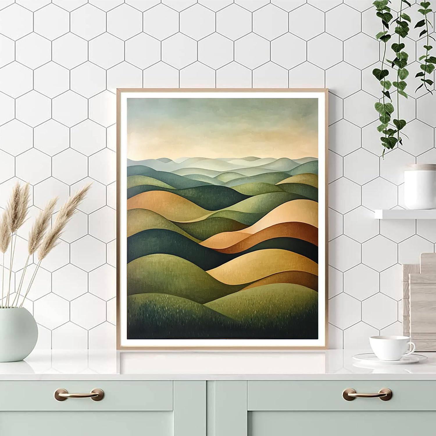 Nandalal Bose Inspired Lyrical Landscapes  Paint By Number