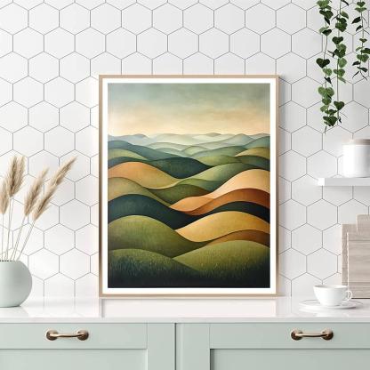 Nandalal Bose Inspired Lyrical Landscapes  Paint By Number