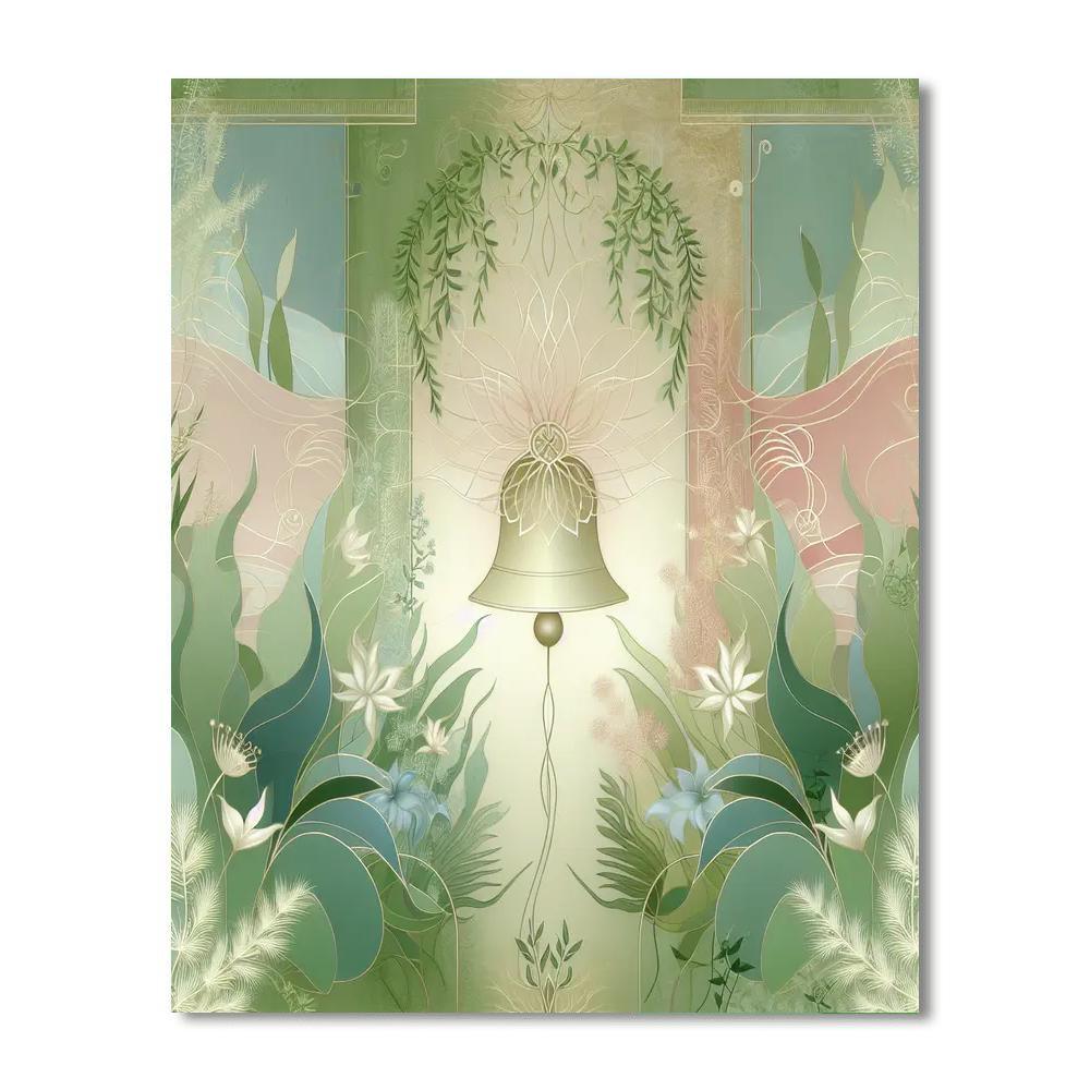 Bell Garden Harmony Paint By Numbers Art