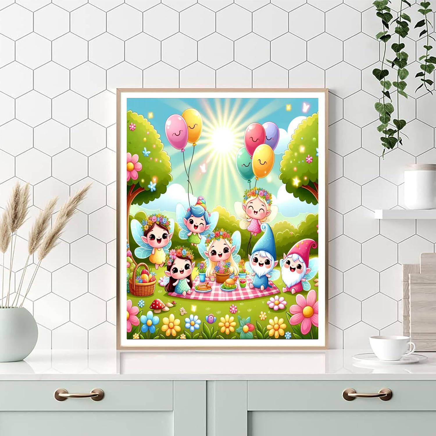 Magical Garden Celebration Paint By Numbers
