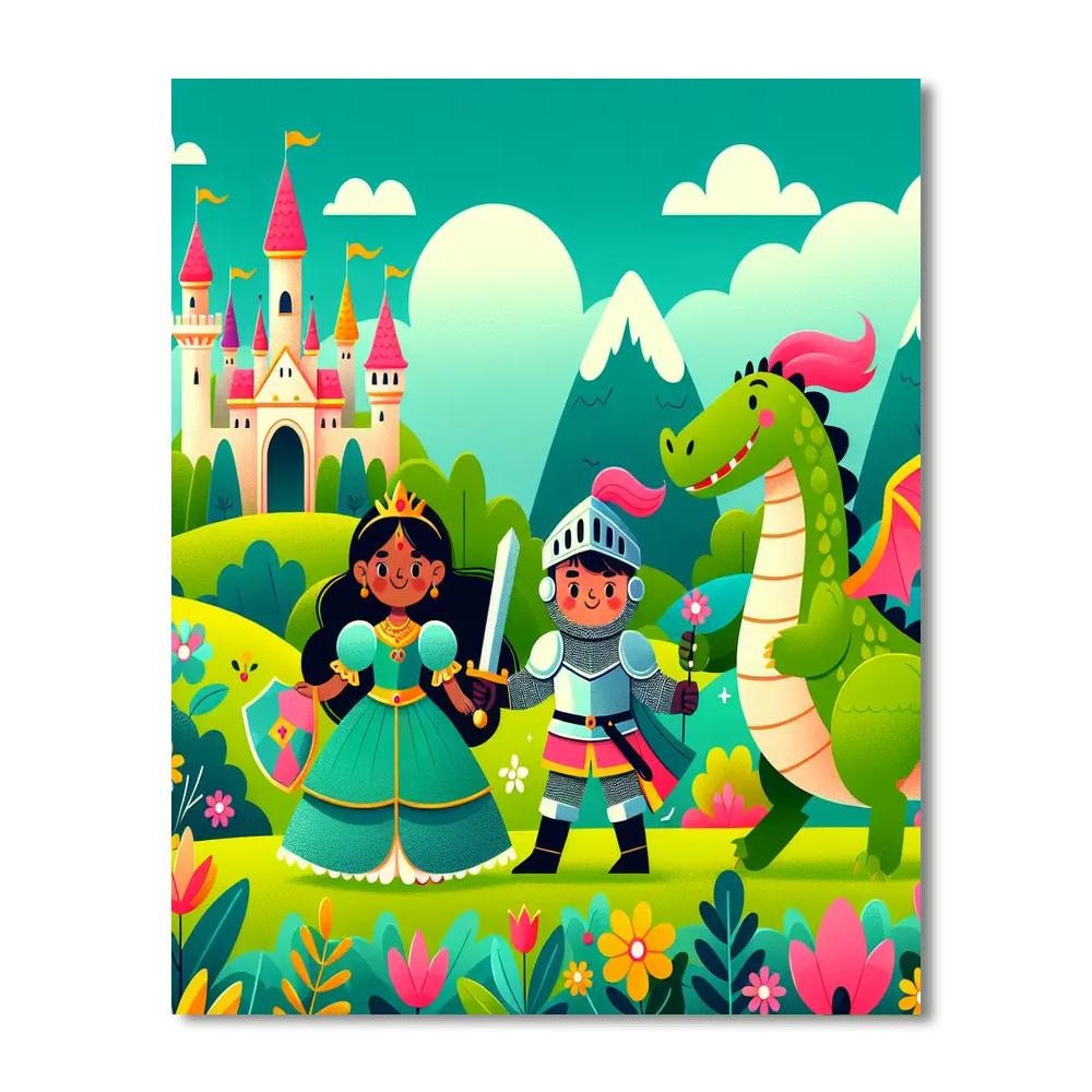 Adventure In Fairytale Land Paint By Number