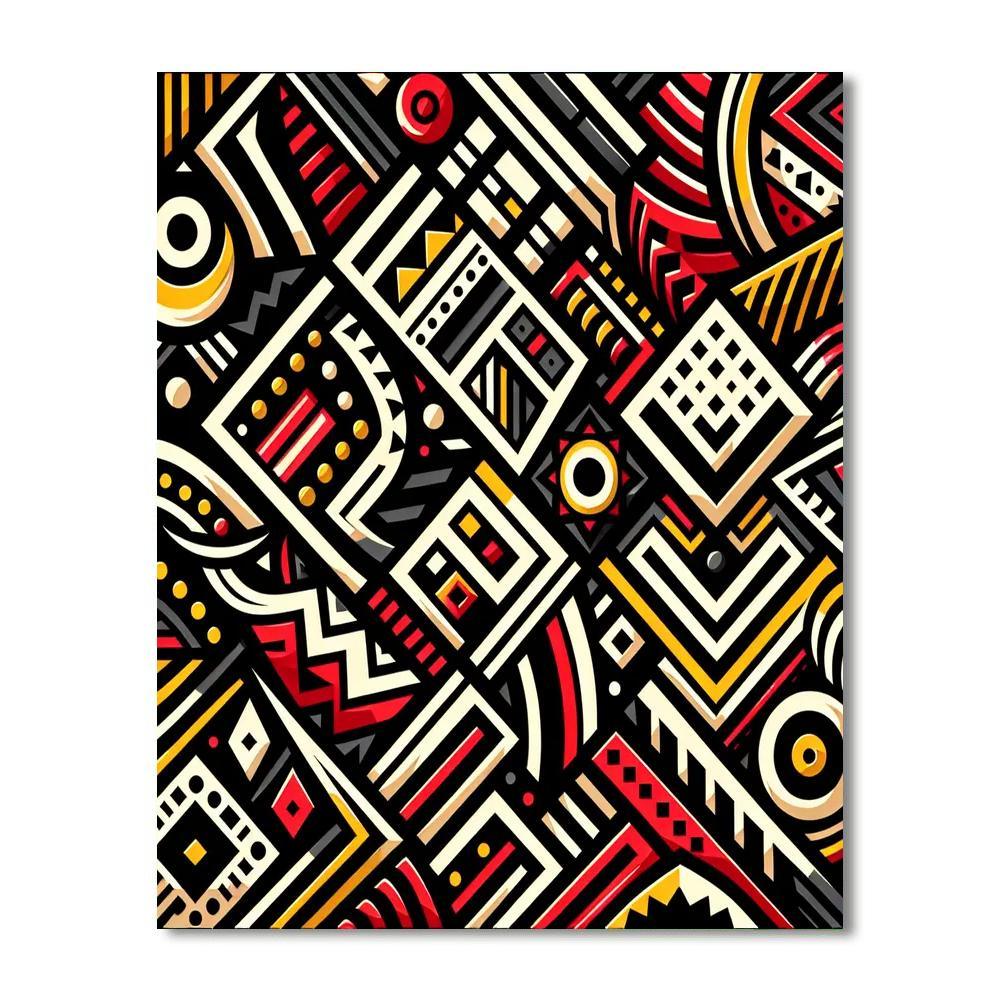 Tribal Rhythms Numbered Painting Kits