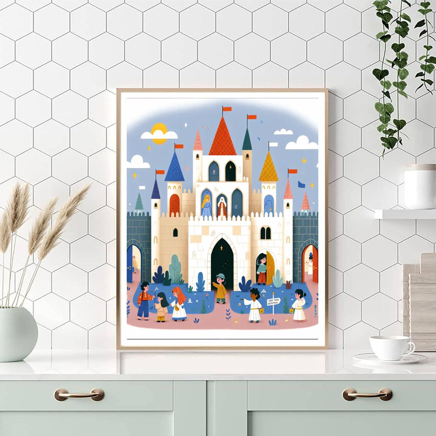 Fairy Tale Castle Exploration Numbered Painting Kits